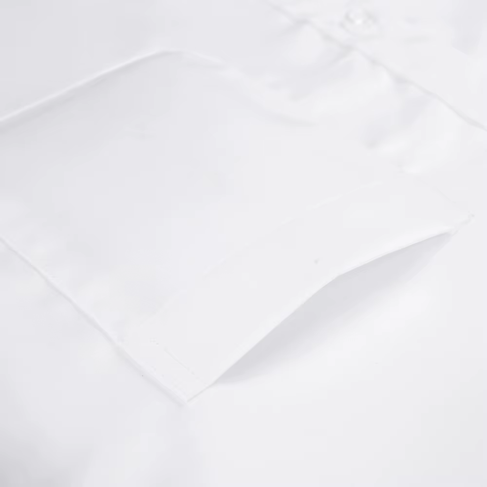 Chemise habillée basique pour hommes, coupe Standard, sans fer, couleur unie, Business formel, Premium, 100% coton, manches longues, chemises de travail et de bureau