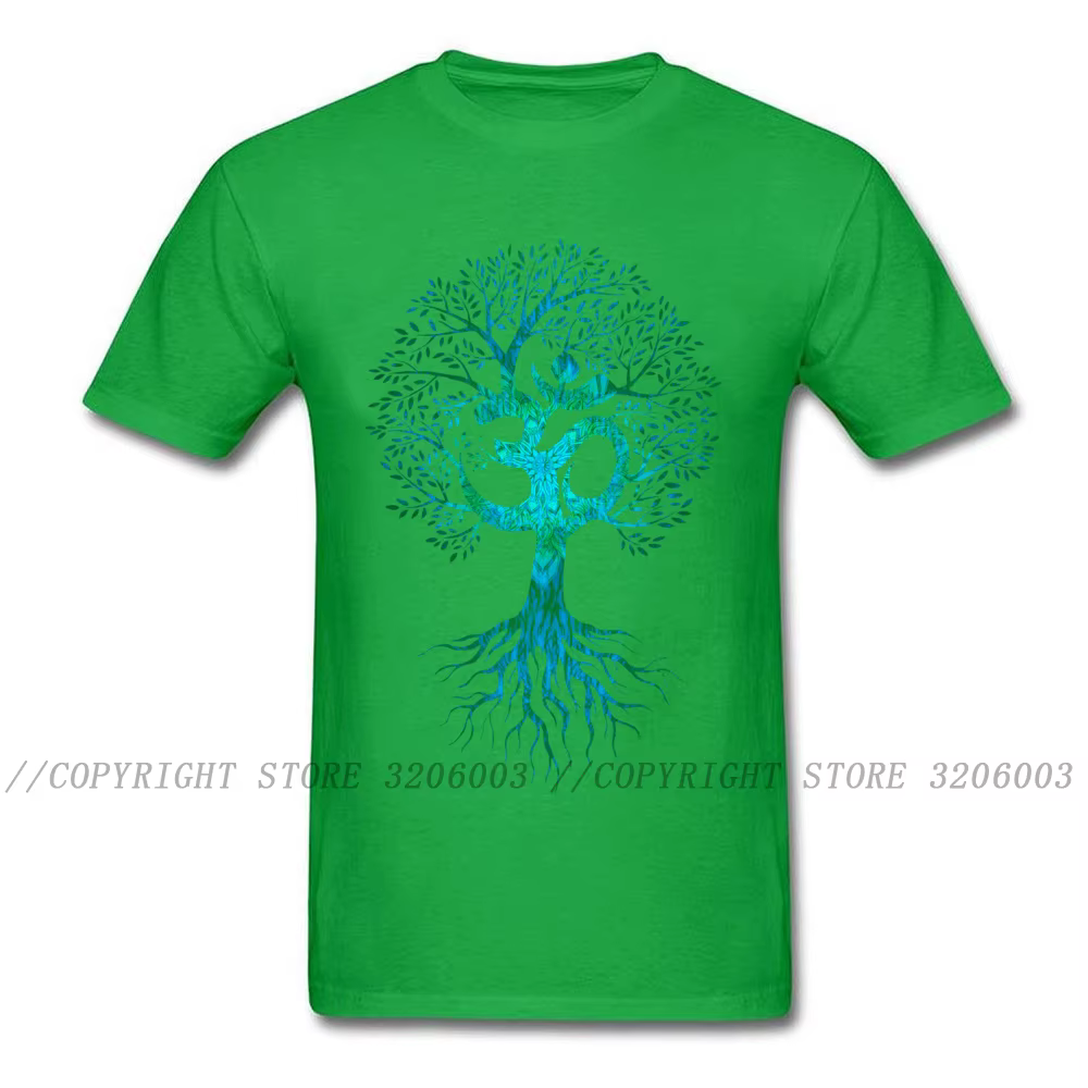 Hommes T-shirt Om arbre de vie