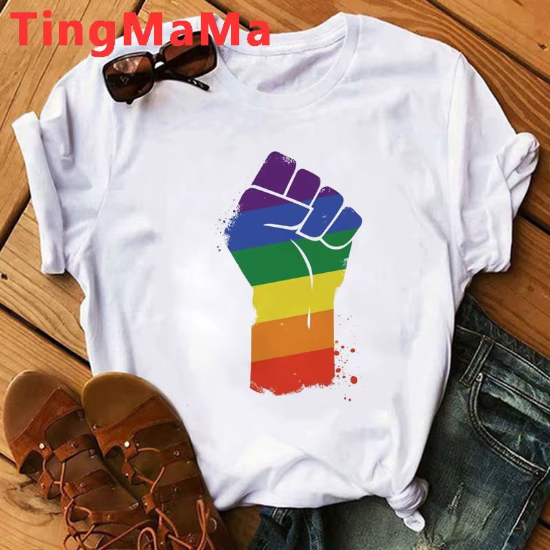 T-shirt Kawaii Love Is Love Lgbt pour hommes