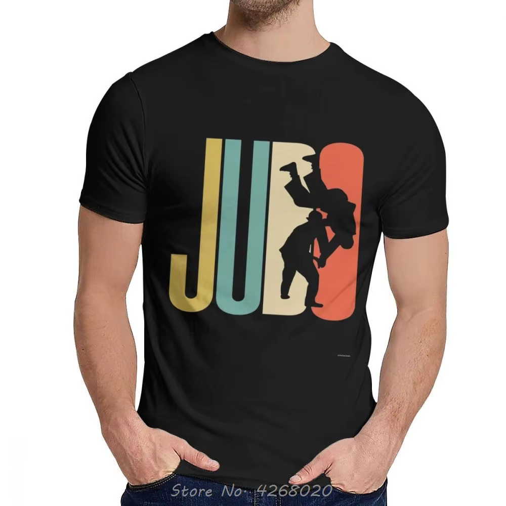 Judo japonais Arts martiaux T-shirt mode hommes Geek unisexe coton