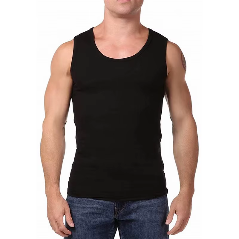 100% laine mérinos hommes débardeur chemise sans manches couches de base doux à côté de la peau confortable à l'extérieur