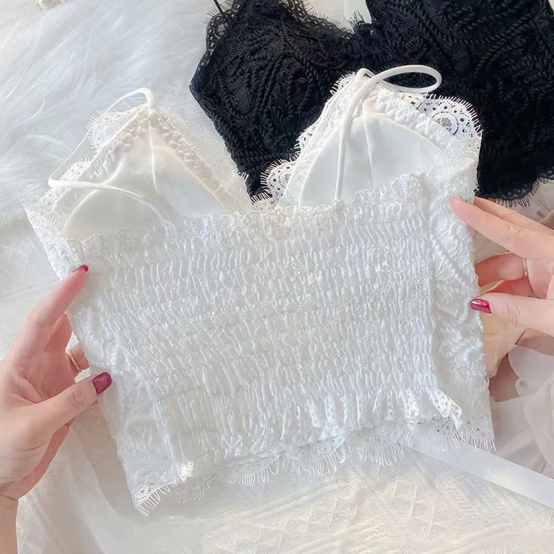 Camisoles sexy en dentelle pour femmes