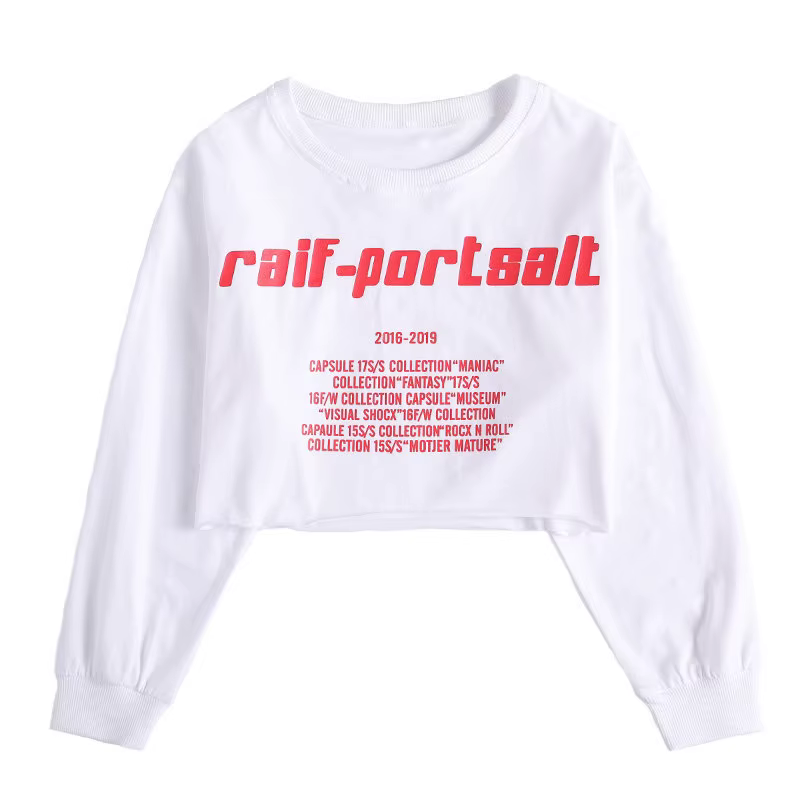 Style Hip Hop hauts récolte adolescents pour filles vêtements de rue Cool fille coton T-shirt mode adolescentes