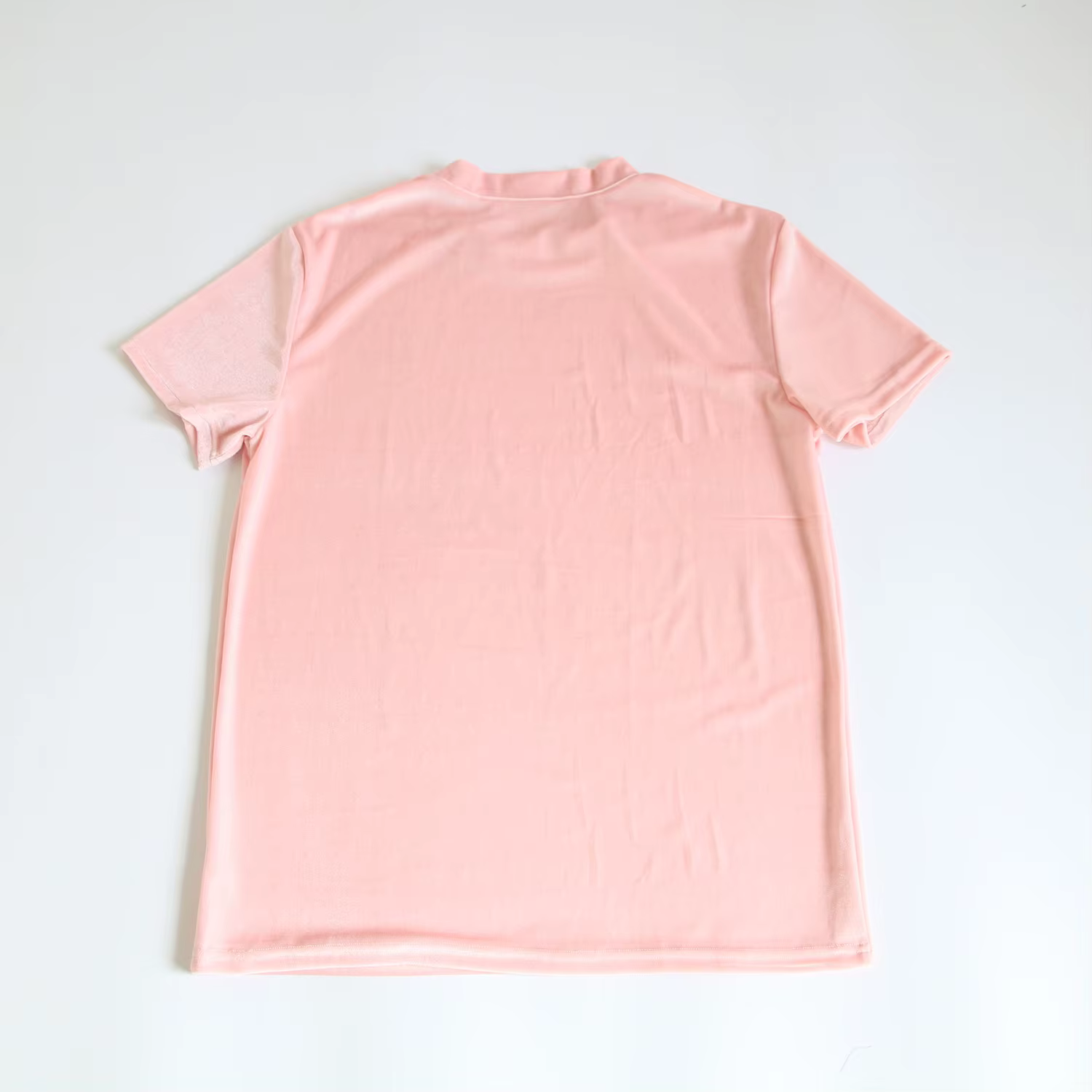 T-shirt vintage en velours à manches courtes