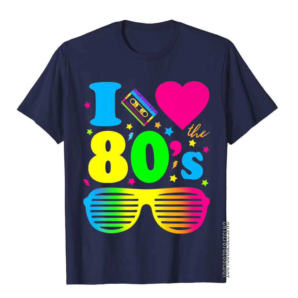 J'aime les années 80 t-shirts pour hommes fête drôle Vintage anniversaire t-shirt meilleur cadeau hauts