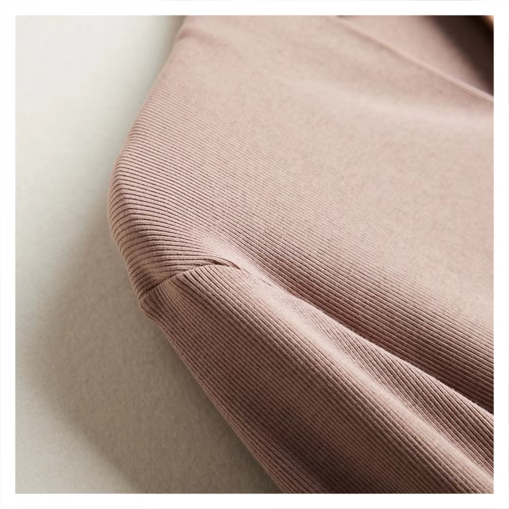 T-Shirt manches longues en soie brossée pour femme