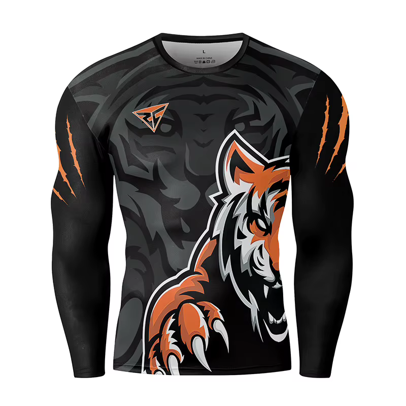 T-shirt à manches longues imprimé en 3D