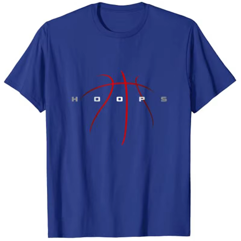 T-shirt de basket-ball en déclin, vêtements de sport, plus tard
