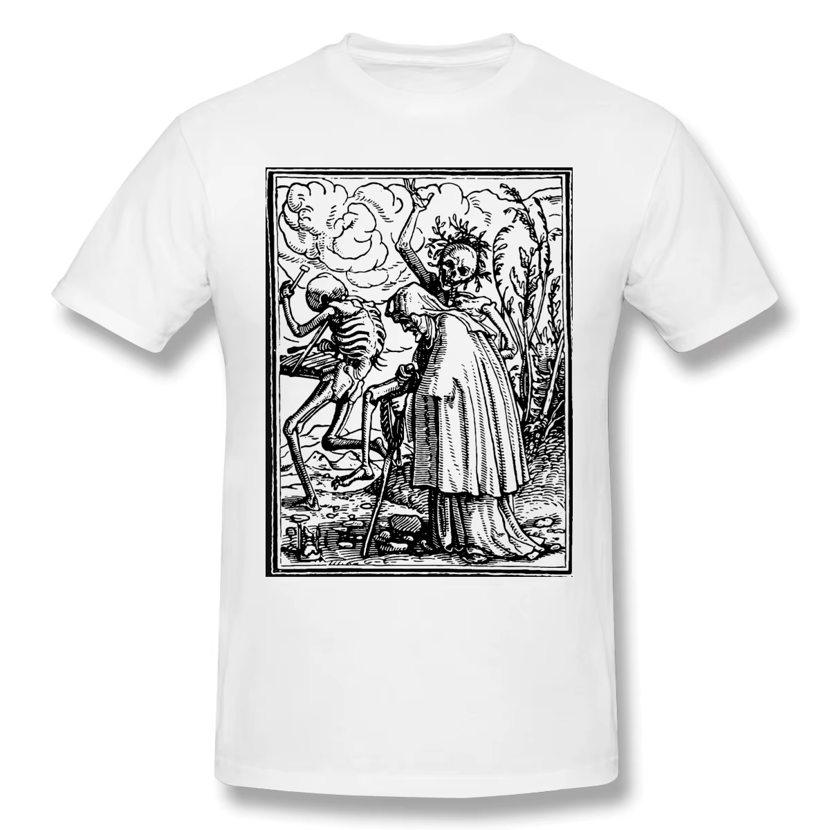 T-shirt Punk en pur coton pour hommes
