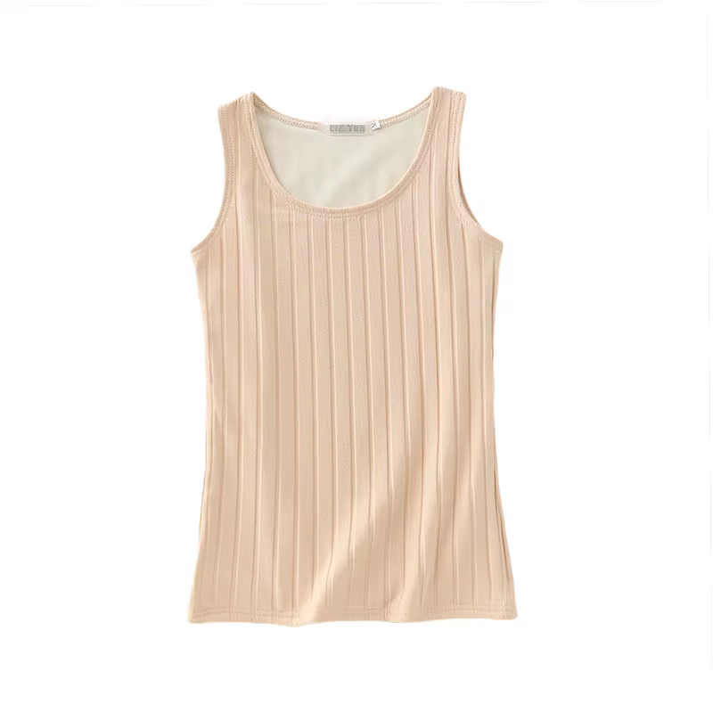 Chemise à fond en cachemire pour femme, velours, précieux, chaud, optique, serré, forme du corps, thermique, haut de commande, dame, slim, singlet glaçure, hiver
