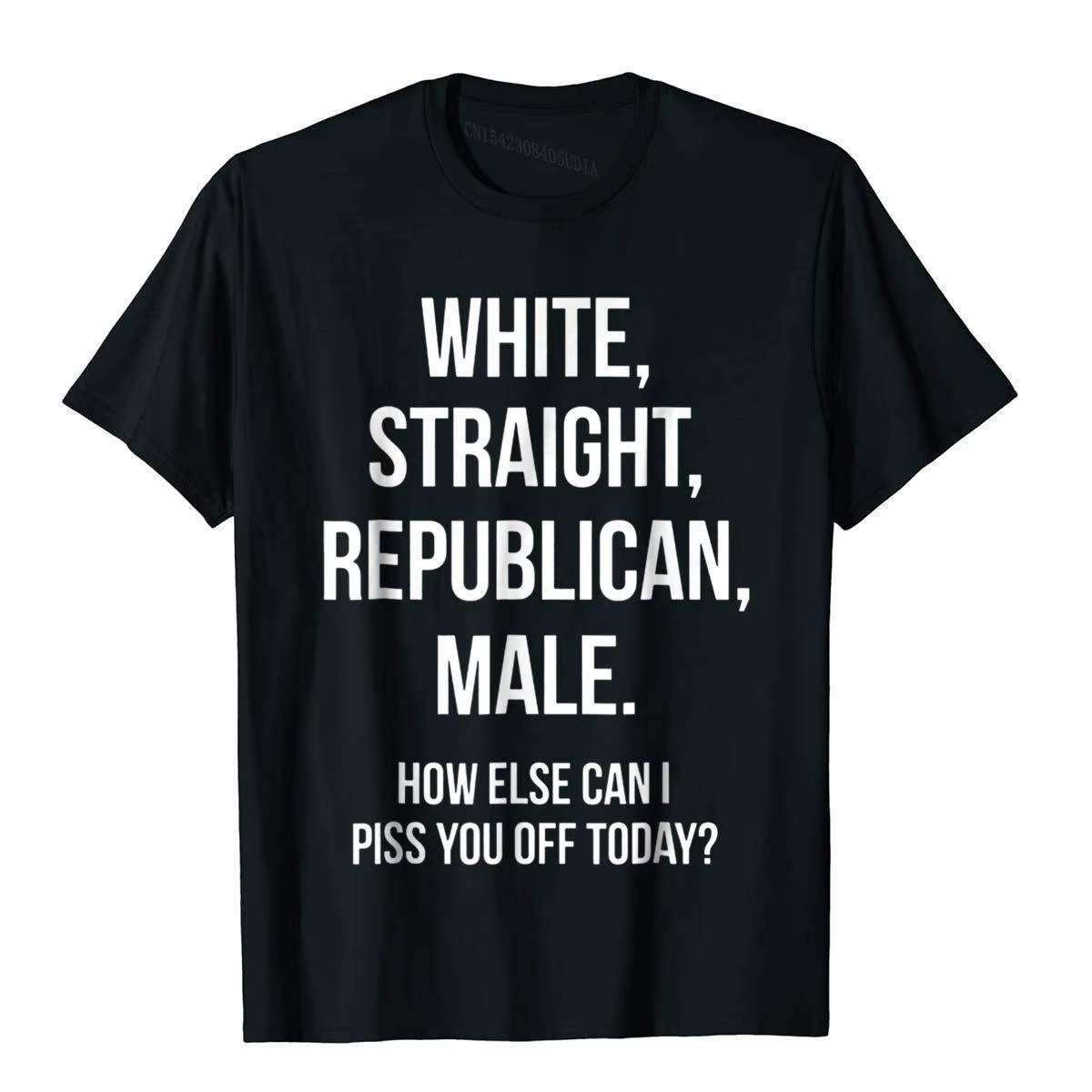 T-shirt imprimé en coton pour hommes