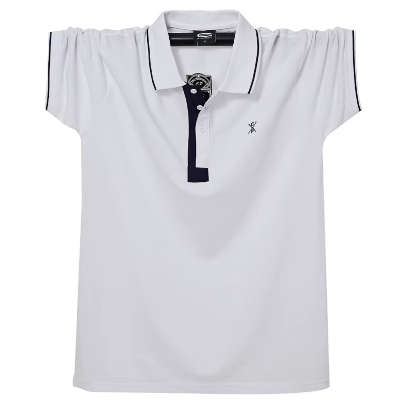 Polo respirant à manches courtes pour hommes