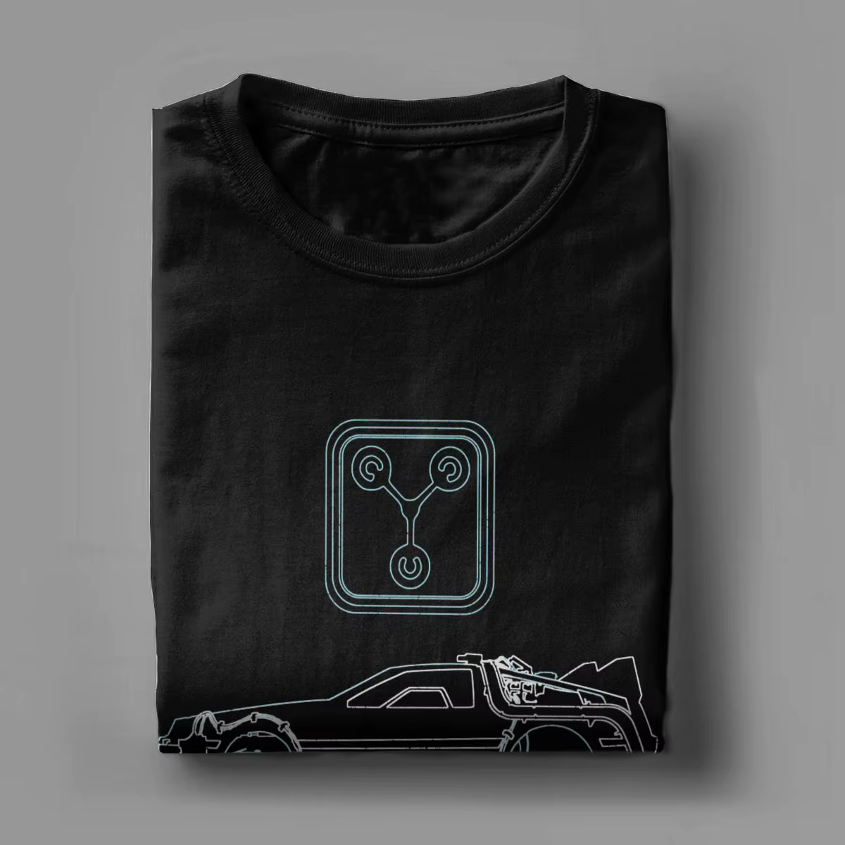 Retour vers le futur T-Shirt pour hommes Delorean et condensateur de Flux