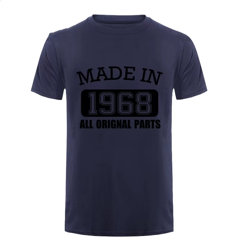 T-Shirt pour homme, fait en 1968 avec toutes les pièces originales