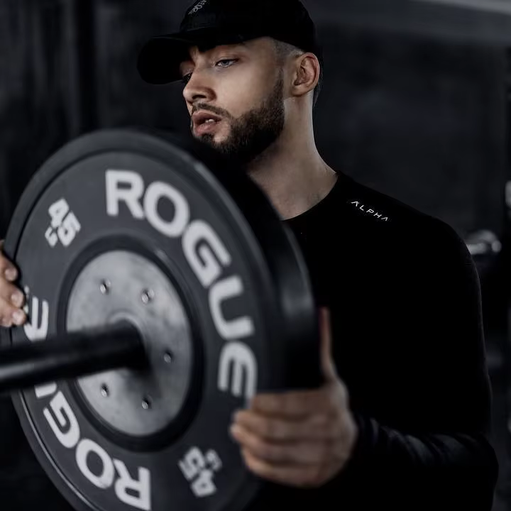 T-shirt de musculation à manches longues pour hommes