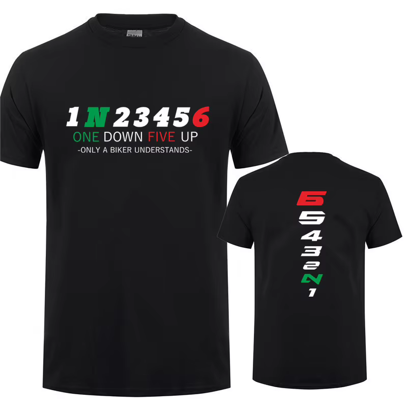 1N23456 moto seulement un motard comprend T-Shirt