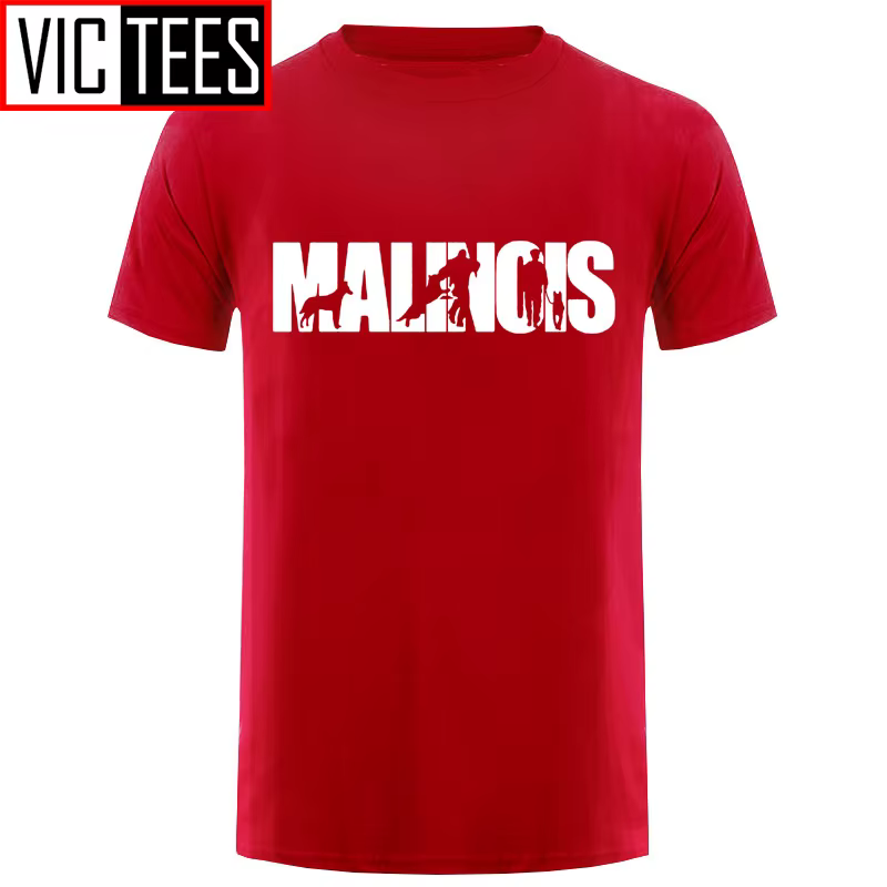 T-shirt imprimé Malinois pour hommes