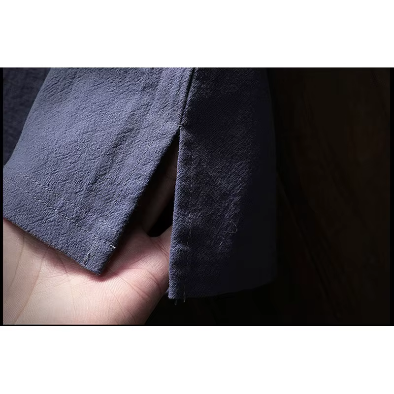 2025 nouvelle marque d'été T-Shirt hommes à manches courtes en vrac respirant coton lin