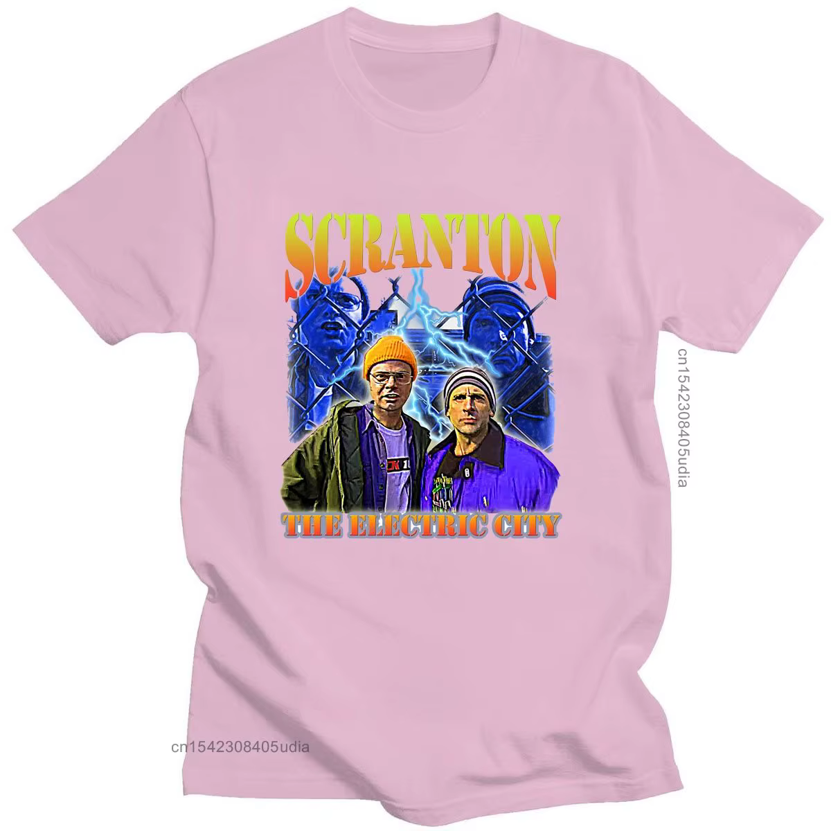 T-Shirt surdimensionné le bureau Dunder Mifflin Dwight émission de télévision Scranton t-shirts homme marque hommes