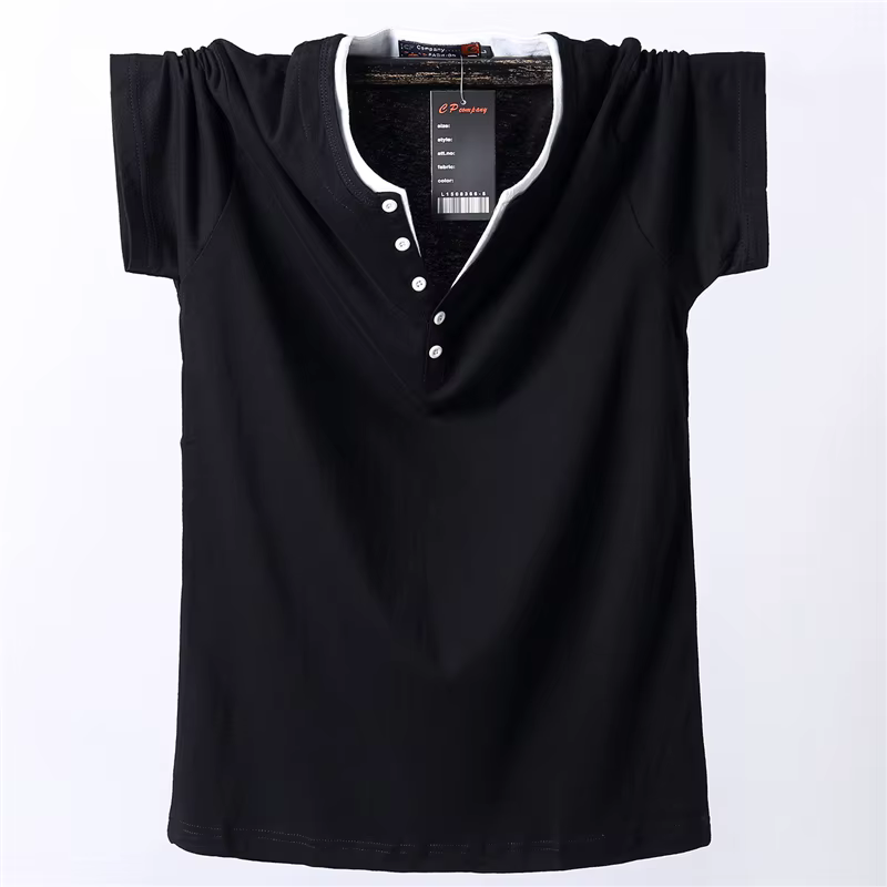 T-shirt à Manches Courtes en Coton pour Homme