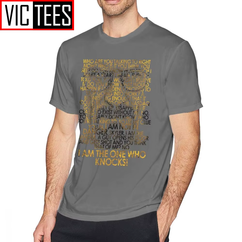 T-shirt Breaking Bad pour hommes, 100% coton, décontracté et humoristique