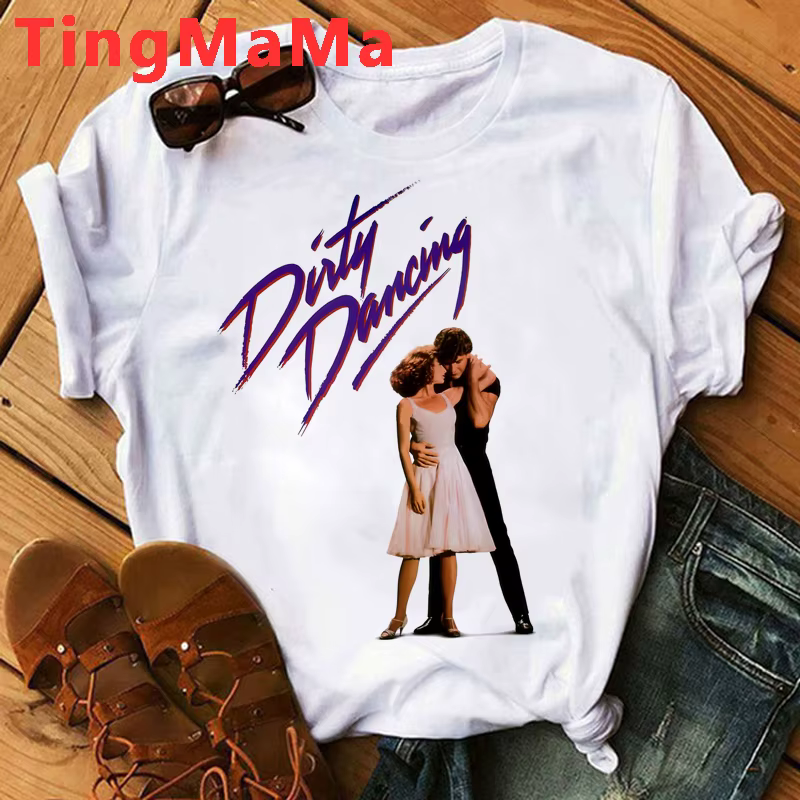 Film chaud danse sale T-shirt femmes Kawaii dessin animé graphique t-shirts unisexe Hip Hop Harajuku