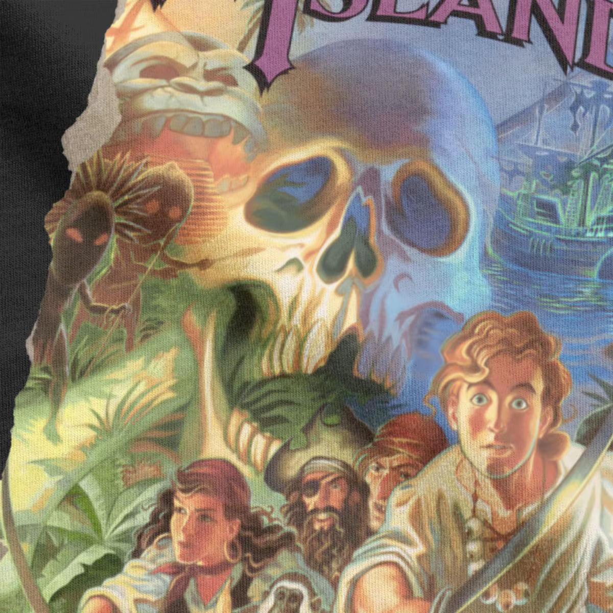 Créatif le Secret de l'île des singes T-Shirt hommes col rond 100% coton t-shirts à manches courtes