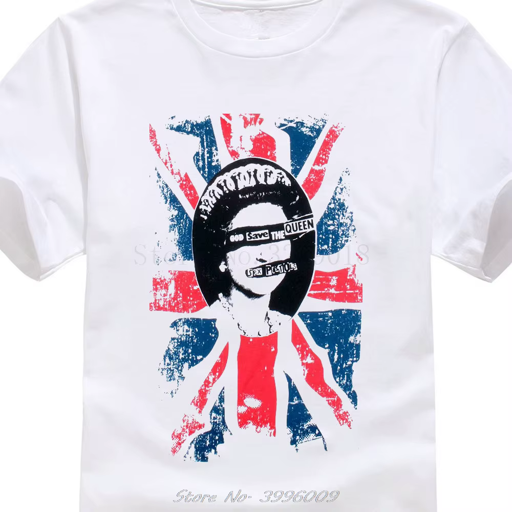 T-shirt Vente Chaude Vêtements O-cou Court Sex Pistols Design Pourri T-shirts Pour Hommes