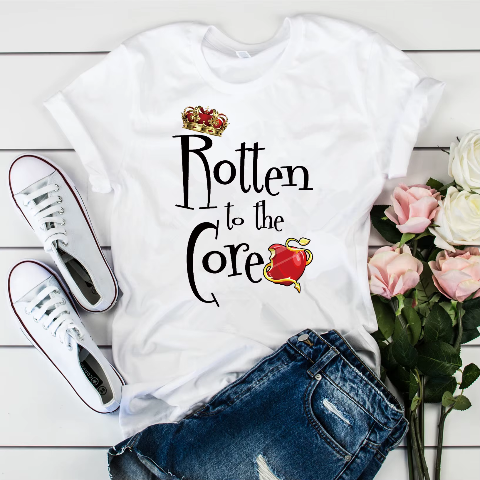 Mal Evie Evil Queen T-shirt assressentimignon