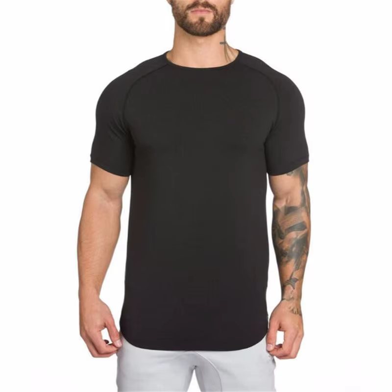 T-shirt à manches courtes et col en V pour homme