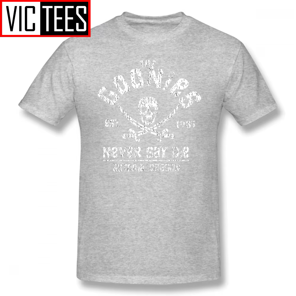 T-Shirt graphique Goonies pour hommes, 100% coton, amusant, pour la plage