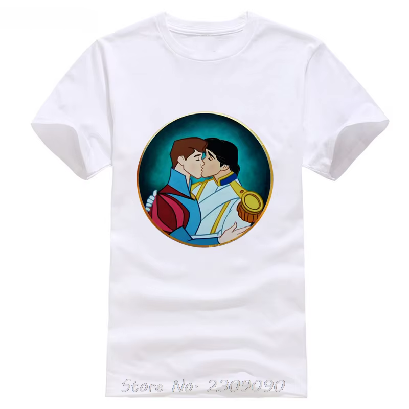 T-shirt à col rond en coton pour hommes