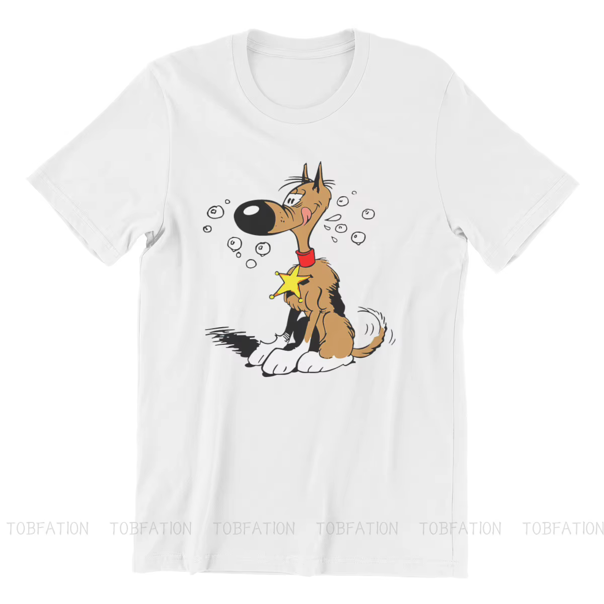 Lucky Luke Cartoon Rataplan T Shirt pour hommes