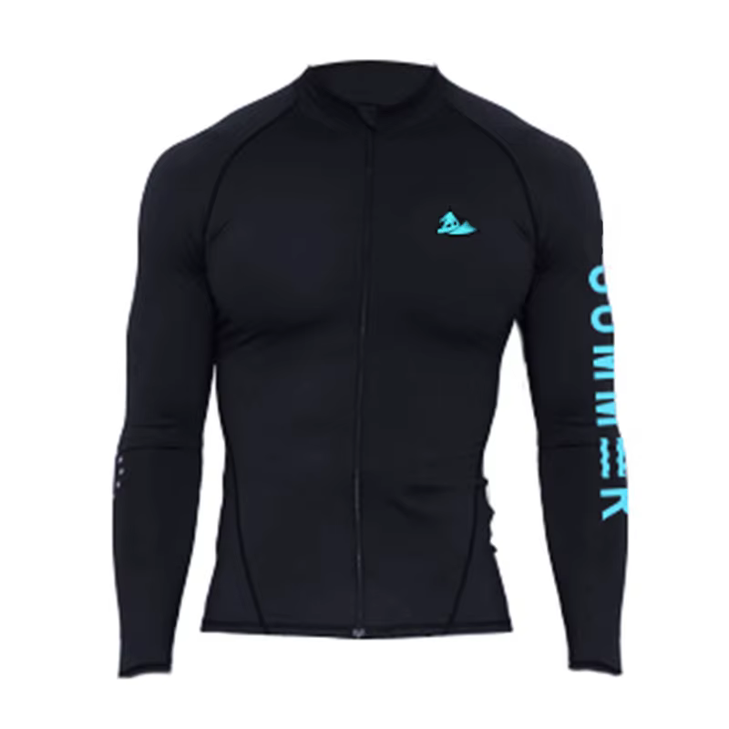 Rashguard hommes à manches longues maillot de bain hommes natation éruption garde séchage rapide Surf conduite t-shirt pour vêtements de natation Lycra