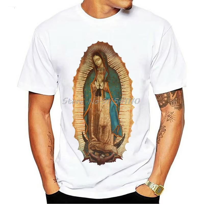 Notre-Dame de Guadalupe Vierge Marie. Le T-shirt graphique religieux Madonna.