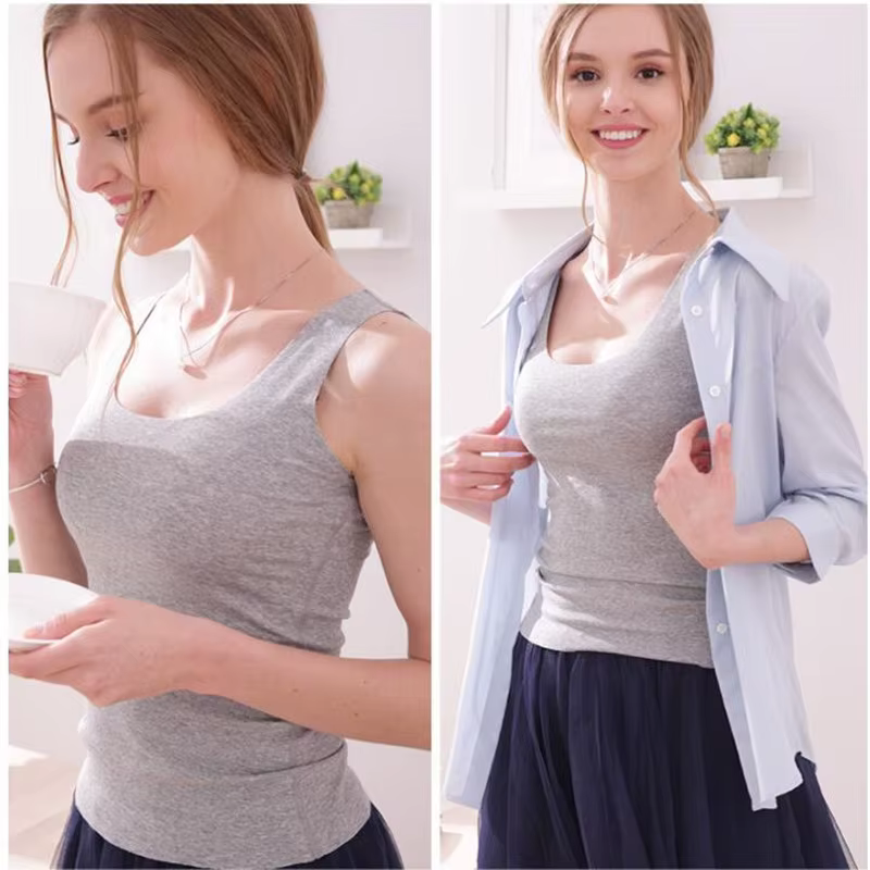 Super doux Modal débardeur femmes mince haut sans couture été loisirs t-shirts chemise élastique bas