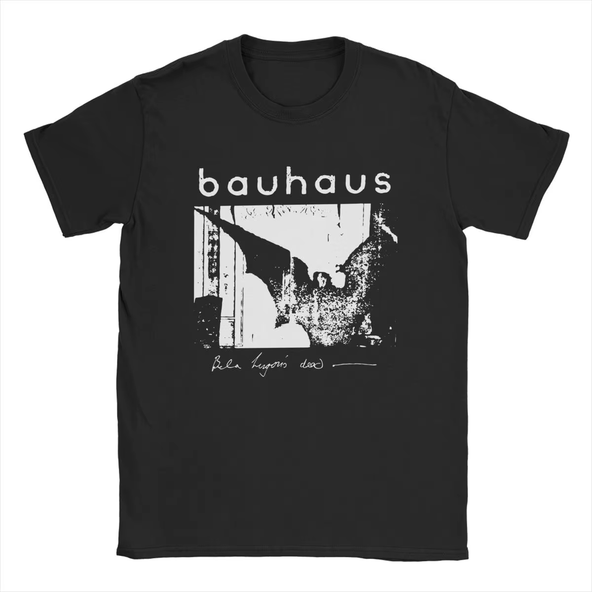 Bauhaus ailes de chauve-souris Bela Lugosi's Dead T-Shirt pour hommes 100% coton mode