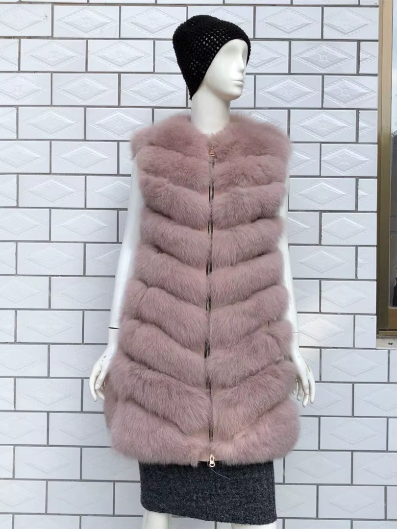2025Bzoosio mode grande taille femmes dames sans manches couleur gilet solide hiver ample fausse fourrure