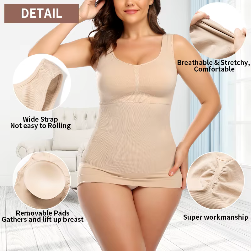 Débardeurs pour femmes avec soutien-gorge intégré