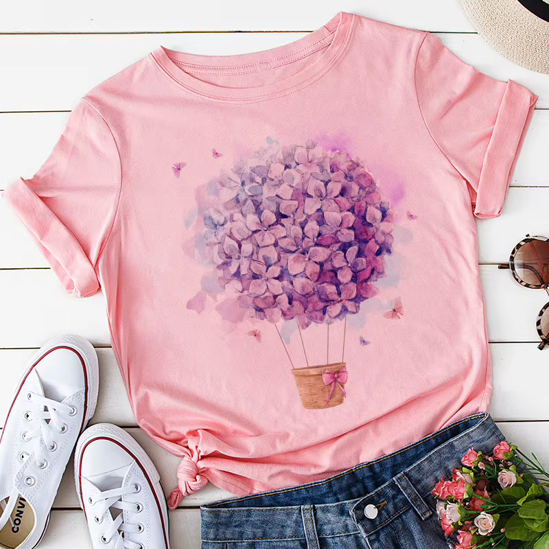 T-shirt à manches courtes pour femmes