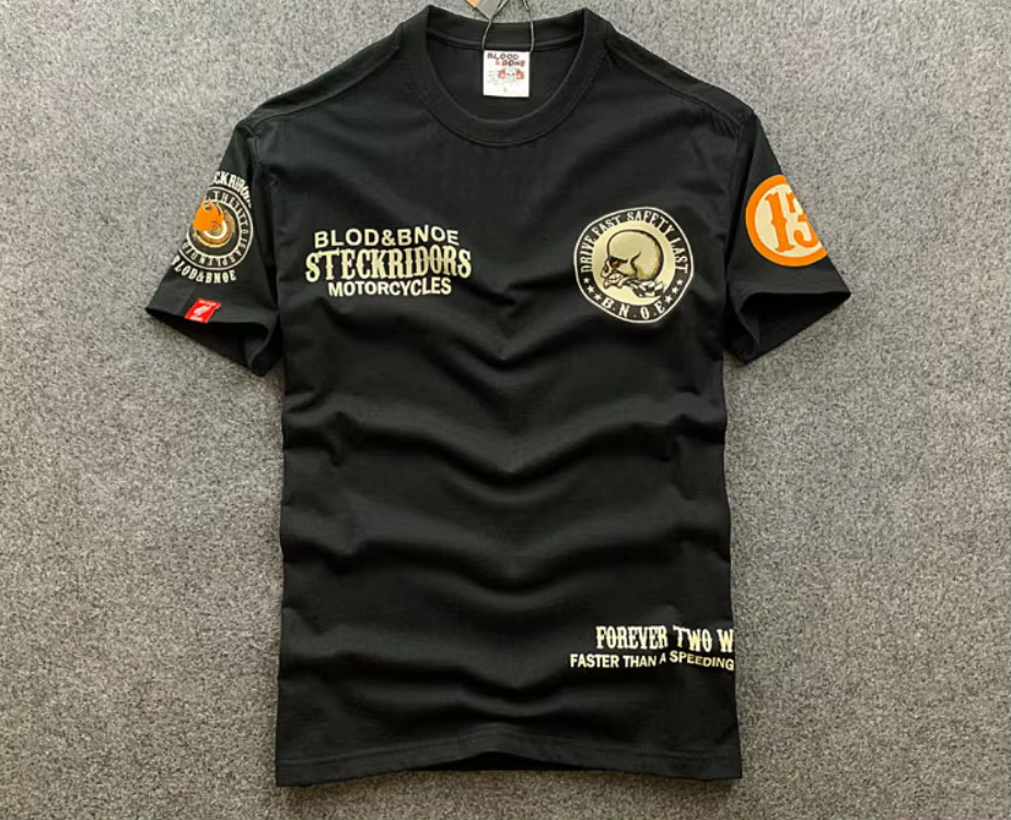 T-shirt à manches courtes pour hommes Skull