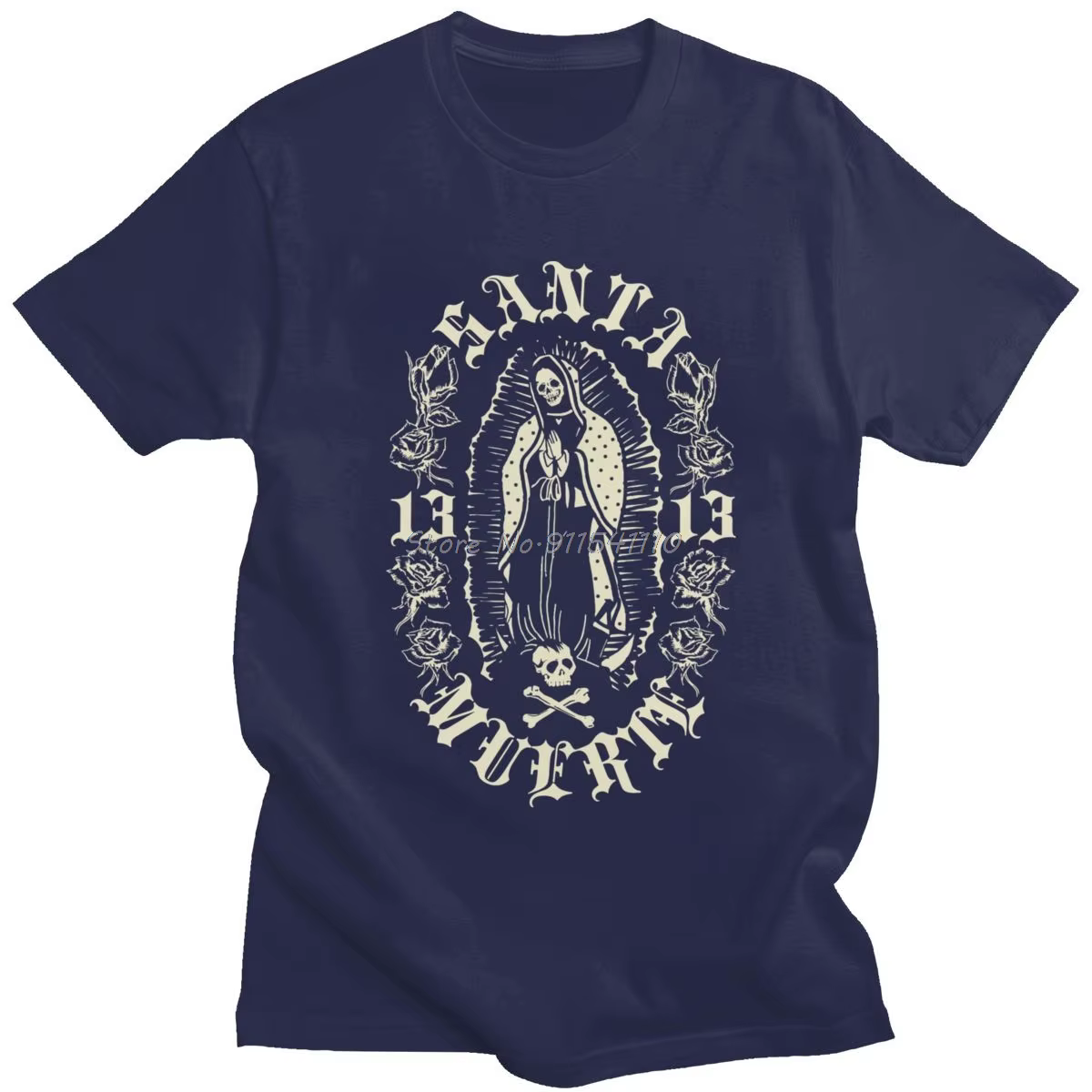 T-shirt gothique à manches courtes pour homme
