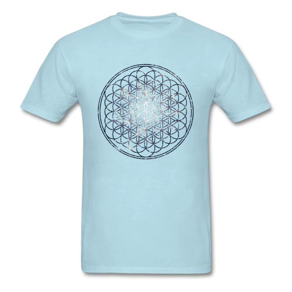 T-shirt mandala en coton pour homme
