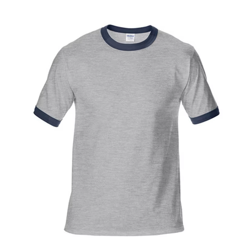 Texte Photo Logo personnalisé Homme publicité imprimé hommes t-shirt bloc de couleur T-shirts O cou hauts été 2025