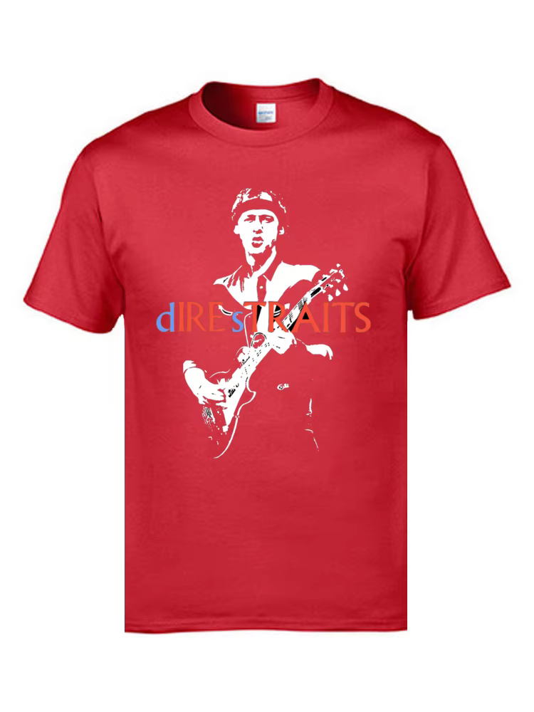 T-shirt hiphop JERock Dire Straits pour hommes