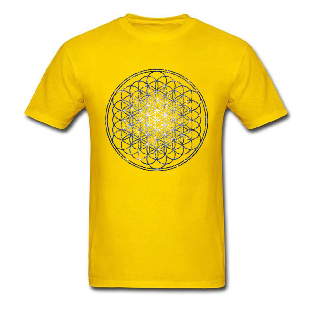 T-shirt mandala en coton pour homme