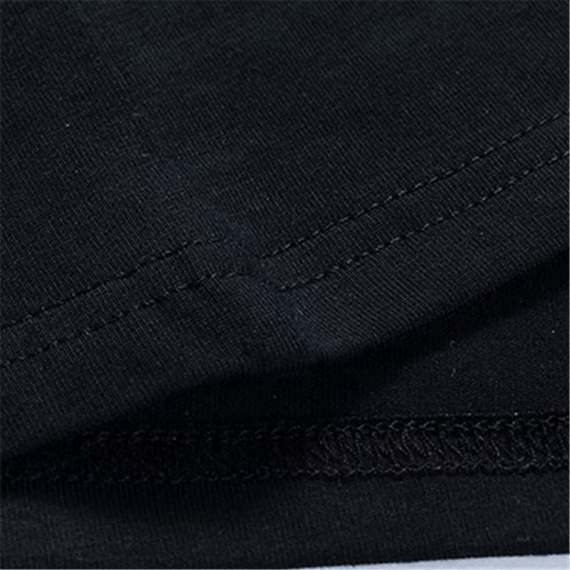 T-shirt à manches longues pour hommes avec col montant