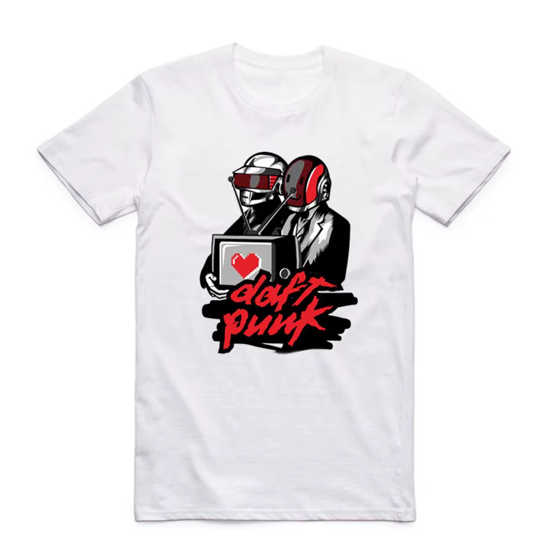 2019 Daft Punk hommes femmes t-shirt été à manches courtes groupe de musique française