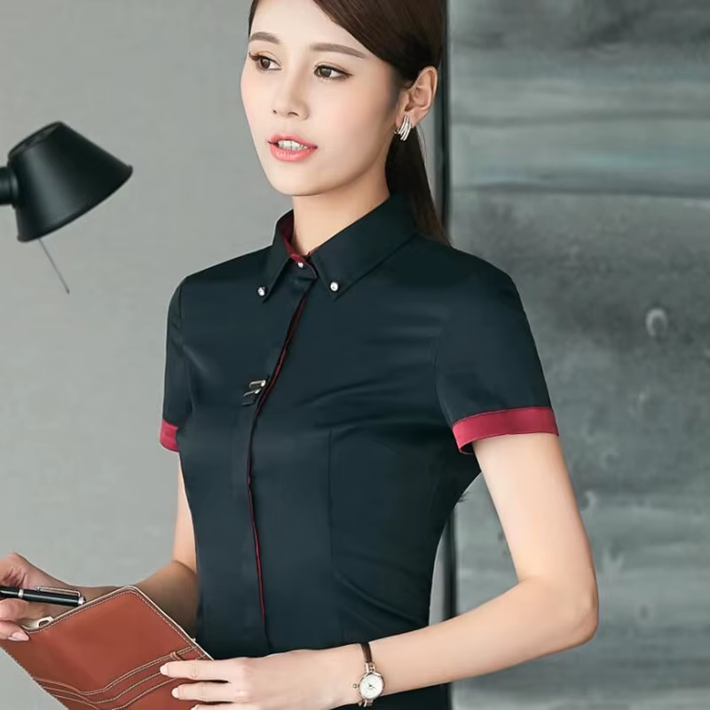 Chemise à manches courtes pour femme