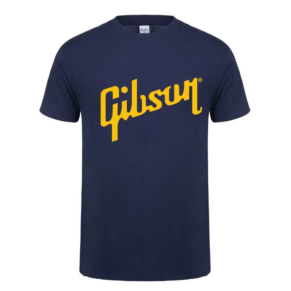 Été Nouveau Gibson T Shirts Hommes Coton O Cou T-Shirt Homme À Manches Courtes